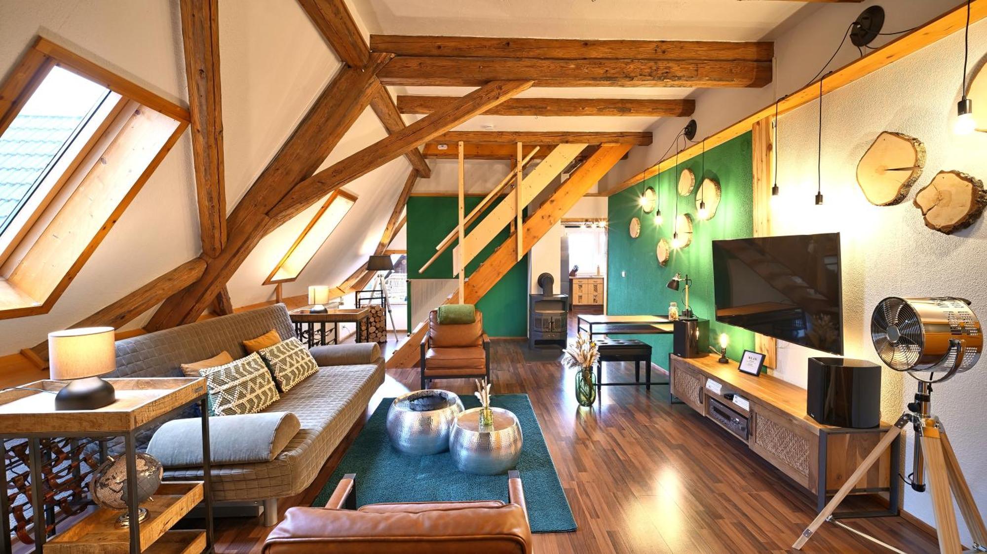 Green Loft Schwarzwald - Dach-Balkon--Musik-Ecke Fluorn-Winzeln Extérieur photo